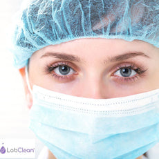 LabClean Polypropylene Beard Cover w/ Latex-Free Band, 10" x 18", 10 g Color:  White