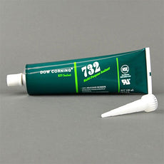 Dow DOWSIL 732 Multi-Purpose Sealants Silicone Black 139 mL Tube - 732-139ML BLK MIL-A-46106