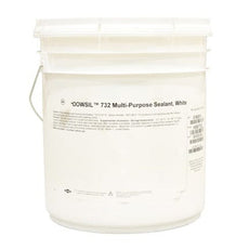 Dow DOWSIL 732 Multi-Purpose Sealants Silicone White 17.7 kg Pail - 732-17.7KG WHT MIL-A-46106