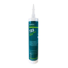 Dow DOWSIL 733 Glass-Metal Sealants Silicone Aluminum 300 mL Cartridge - 733-G/M SLNT-ALUM 300ML