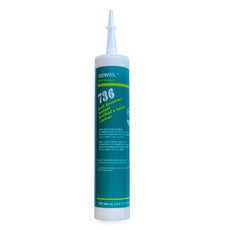 Dow DOWSIL 736 Heat Resistant Sealants Silicone Red 300 mL Cartridge - 736-HEAT RESI/SLT 300ML