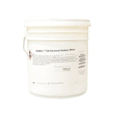 Dow DOWSIL 738 Electrical Sealants Silicone White 17.6 kg Pail - 738 17.6KG WHT MIL-A-46146