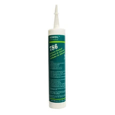 Dow DOWSIL 786 Silicone Sealants M Clear 300 mL Cartridge - 786-MIL/RES CLEAR 300ML