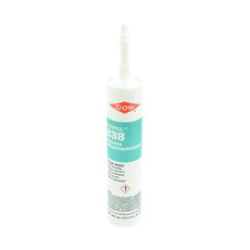 Dow DOWSIL 838 Silicone Adhesive-Sealant White 305 mL Cartridge - 838-ADHESIVE SLNT 305ML