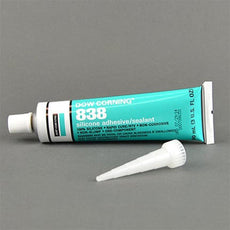 Dow DOWSIL 838 Silicone Adhesive-Sealant White 90 mL Tube - 838-ADHESIVE SLNT 90ML