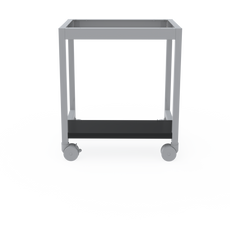 Erlab Metal rolling cart, equipped with 4 wheels (2 locking wheels) for 392 models. Worktop required when purchasing a Mobicap