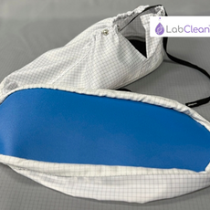 LabClean Polyethylene Shoe Cover (CPE), 5.7 gsm, 17" (X-Large):  White