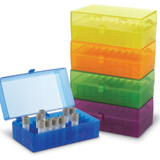 Heathrow Scientific 50-Well Micro Tube Storage Box, Assorted - 120033