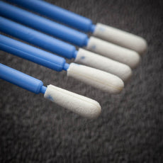 Foamtec UltraSOLV® Small Semi-Rigid Bulb Foam Tip Swabs - 12,500 Swabs/Case - HT1702-500