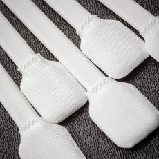 Foamtec MiraSWAB® Semi-Rigid Large Square Paddle Microfiber Over Polyester Tip Swabs - 4,000 Swabs/Case - HT1587TC-500