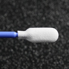 Foamtec MiraSWAB® Flexible Medium Cylinder Microfiber Over Polyester Tip Swabs - 8,000 Swabs/Case - HT1501TC-500
