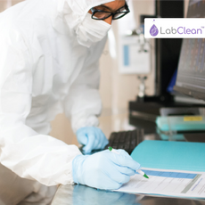 LabClean Class 100 Compatible Cleanroom Copy Paper, Latex Substrate, 8.5" x 11" -  Pink,