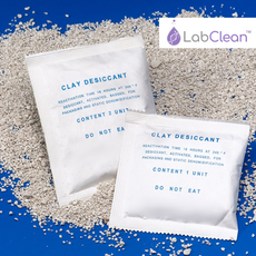 LabClean Fine clay Desiccant (packed in Tyvek bags) Montmorillonite and/or Bentonite Clay 1 Unit, 33 gram