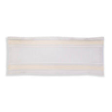 Foamtec Sahara+ PharmaMOP® GO Sterile Cleanroom Ribbed Microfiber/Polyester Mop Head with Sahara Foam Scrubbing Strips - 200 Mop Heads/Case - FS879SHST