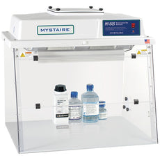 Mystaire MY-ISO5 24" wide vertical laminar flow workstation. Price includes HEPA filter, initial prefilter, fluorescent light and slip hatch. 110V AC - MY-VLF24