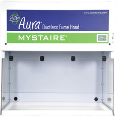 Mystaire 54" Aura Elite ductless fume hood with EverSafe III Touch Control microprocessor controller, fluorescent light, and fiberglass spill tray. 110V - MY-AU54