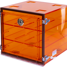 Plas-Labs Desiccators, Amber acrylic 860-CGA/NS