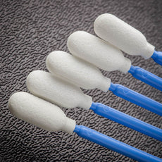 Foamtec UltraSOLV® Flexible Medium Cylinder Foam Tip Swabs - 8,000 Swabs/Case - HT1701-500