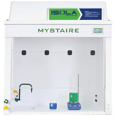 Mystaire Mystaire Isola EDGE 72" ductless filtered workstation with EverSafe III Touch Microprocessor controller 110V - MY-ISL72P2