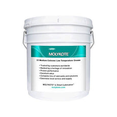 DuPont MOLYKOTE 33 Extreme Low Temperature Bearing Grease, Light, Off-White 3.6 kg Pail - 33 LGHT GRSE 3.6KG