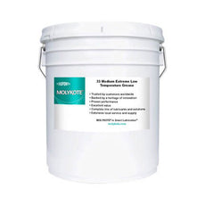 DuPont MOLYKOTE 33 Extreme Low Temperature Bearing Grease, Medium, Off-White 18 kg Pail - 33 MED GRSE 18KG PAIL