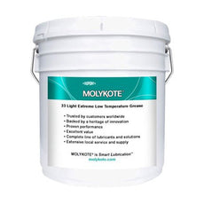 DuPont MOLYKOTE 33 Extreme Low Temperature Bearing Grease, Medium, Off-White 3.6 kg Pail - 33 MED GRSE 3.6KG