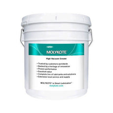 DuPont MOLYKOTE High-Vacuum Bearing Grease Clear 3.6 kg Pail - HI VAC GRSE 3.6KG PAIL