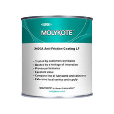 DuPont MOLYKOTE 3400A Lubricant Anti-Friction Coating Charcoal 1 kg Can - 3400A ANTI FRCTN CTG 1KG