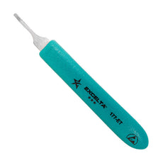 Excelta Scalpel Handle 1 Star Straight SS Ergonomic - 177-SE-ET