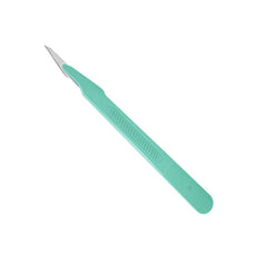 Excelta Scalpel w/#11 Blade 10° Angled SS/Polystyrene Non-Sterile, Box of 100 - 178-11