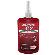 Henkel Loctite 640 Retaining Compound Press Fit Green 250 mL Bottle - 135521