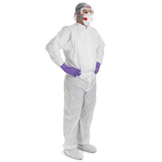 Kimberly Clark KT A8 Cleanroom Coverall,MD,25 - 47952