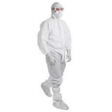 Kimberly Clark KT A6 Cleanroom Coverall w/Hood,2XL,25 - 47685