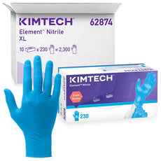 Kimberly Clark KT ELEMENT Nitrile Exam Lab Gloves XL - 62874