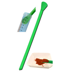 LevGo smartSpatula Macro PP Disposable Lab Spatula Green 310mm 3600/Cs - 17241