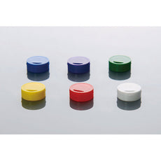 Cap Insert for Cryogenic Vial, Assorted, white, red, yellow, blue, green, purple, 600/cs - 611007