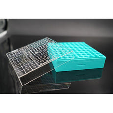 Cryo Box, for 2.0ml Internal Thread only, Polycarbonate, 10*10, 1/pk, 40/cs - 616001