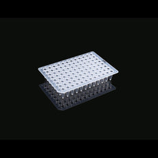 0.2ml 96 Well PCR Plate, No Skirt, Clear, H1 notch, 25/pk, 100/cs - 402001