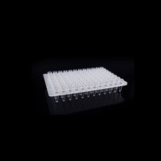 0.2ml 96 Well PCR Plate, No Skirt, Elevated wells, Clear, 25/pk, 100/cs - 402201