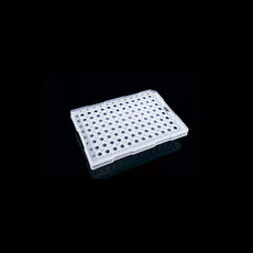 0.2ml 96 Well PCR Plate, Semi Skirt, Clear, A12 notch, 25/pk, 100/cs - 402601