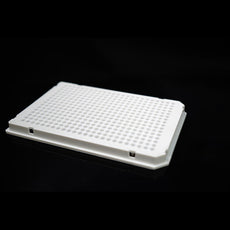 40 ul 384 Well PCR Plates, Semi Skirt, White, A24 Notch, Non-sterile, 10/pk, 50/cs - 409013