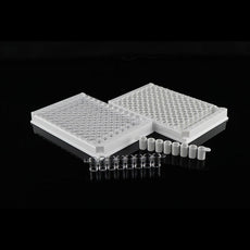 96 Well ELISA Plate, 8-Well, Detachable, High Binding, White, Non-sterile, 5/pk, 50/cs - 504271