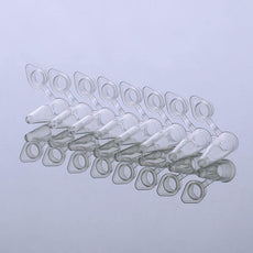 0.2ml PCR 8-strip Tubes, with Flat Caps, Clear, Non-sterile, 120/pk, 1200/cs - 404001