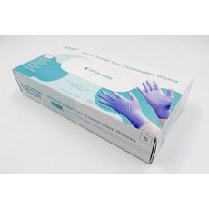 Nitrile examination gloves, powder free, extra small, blue, 100/pk, 1000/cs - 902001