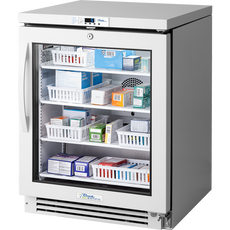True Scientific 134 Liter (4.72 Cu Ft) Capacity Under Counter, Pharmacy Refrigerator, 115 V