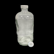 Qorpak Clear Boston Round Bottles 24/Case - 272234