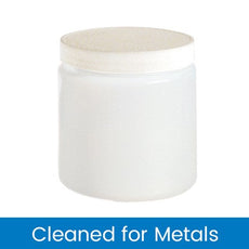 Qorpak Straight Sided Round Jars, Cleaned for Metals 12/Case - PLC-03437