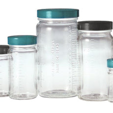 Qorpak Graduated Medium Round Bottle Beakers 48/Case - GLC-01466