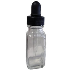 Qorpak Square Dropper Bottles 24/Case - 500522