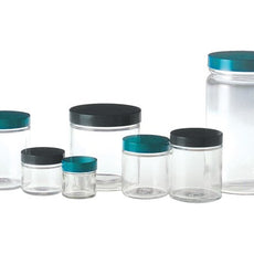 Qorpak Straight Sided Round Jars 12/Case - GLC-01692